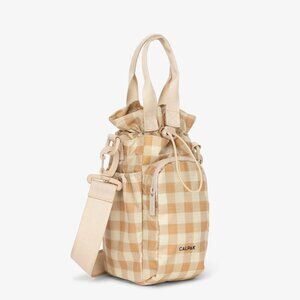 Calpak Water Bottle Holder in Gingham